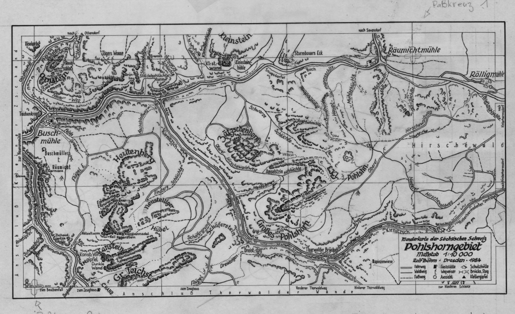 Transparentzeichnung Pohlhorngebiet/Grundriss