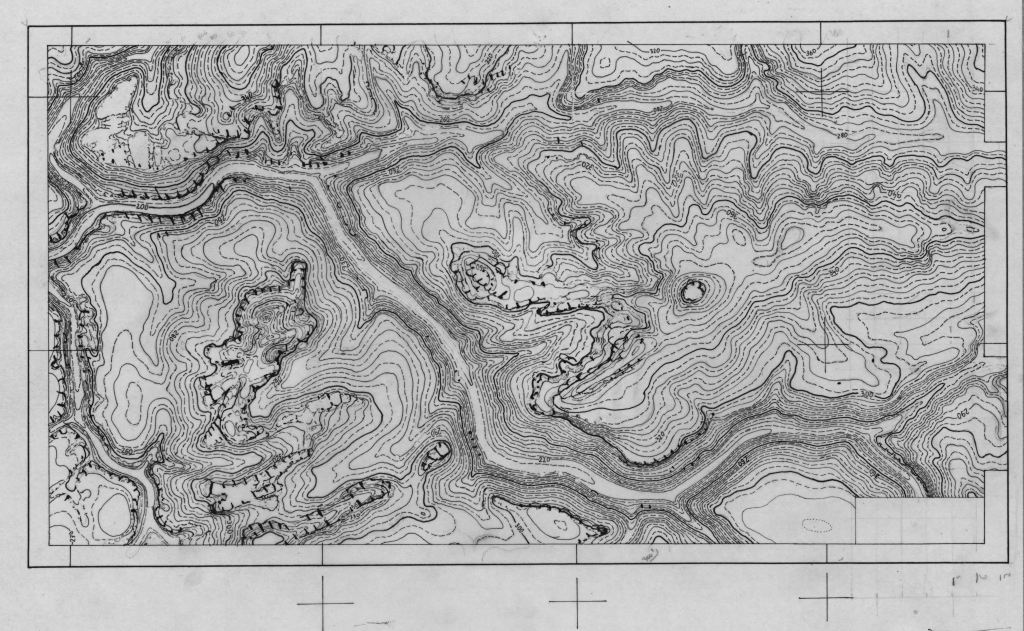 Transparentzeichnung Pohlhorngebiet/Relief