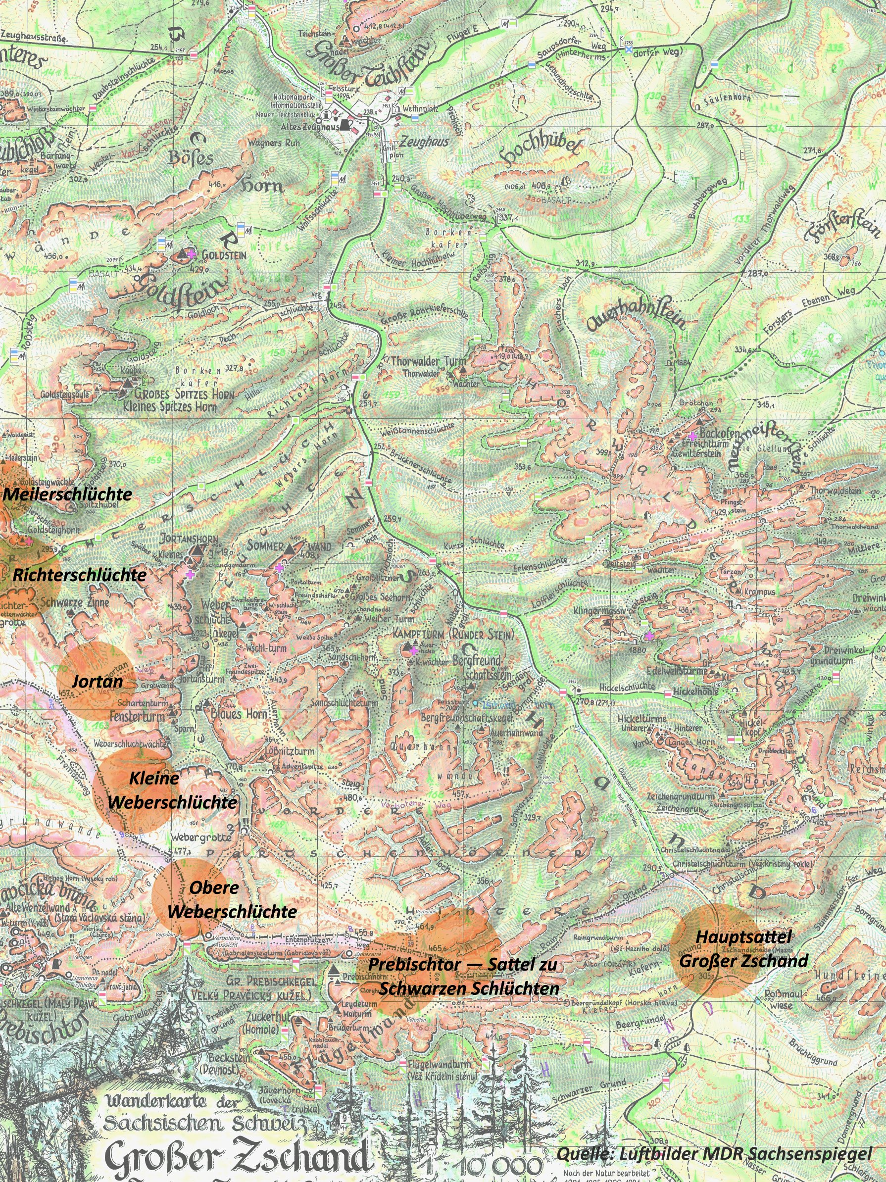 Karte Waldbrand Fr., 29.07.2022