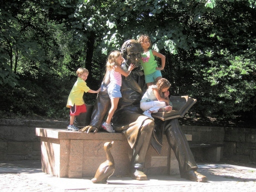 Hans Christian Andersen im Central Park New York