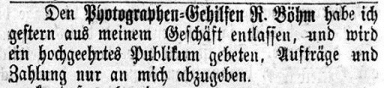 Bernauer Wochenblatt, 5. 7.1864, gefunden von B. Eckelt, Ahrensfelde